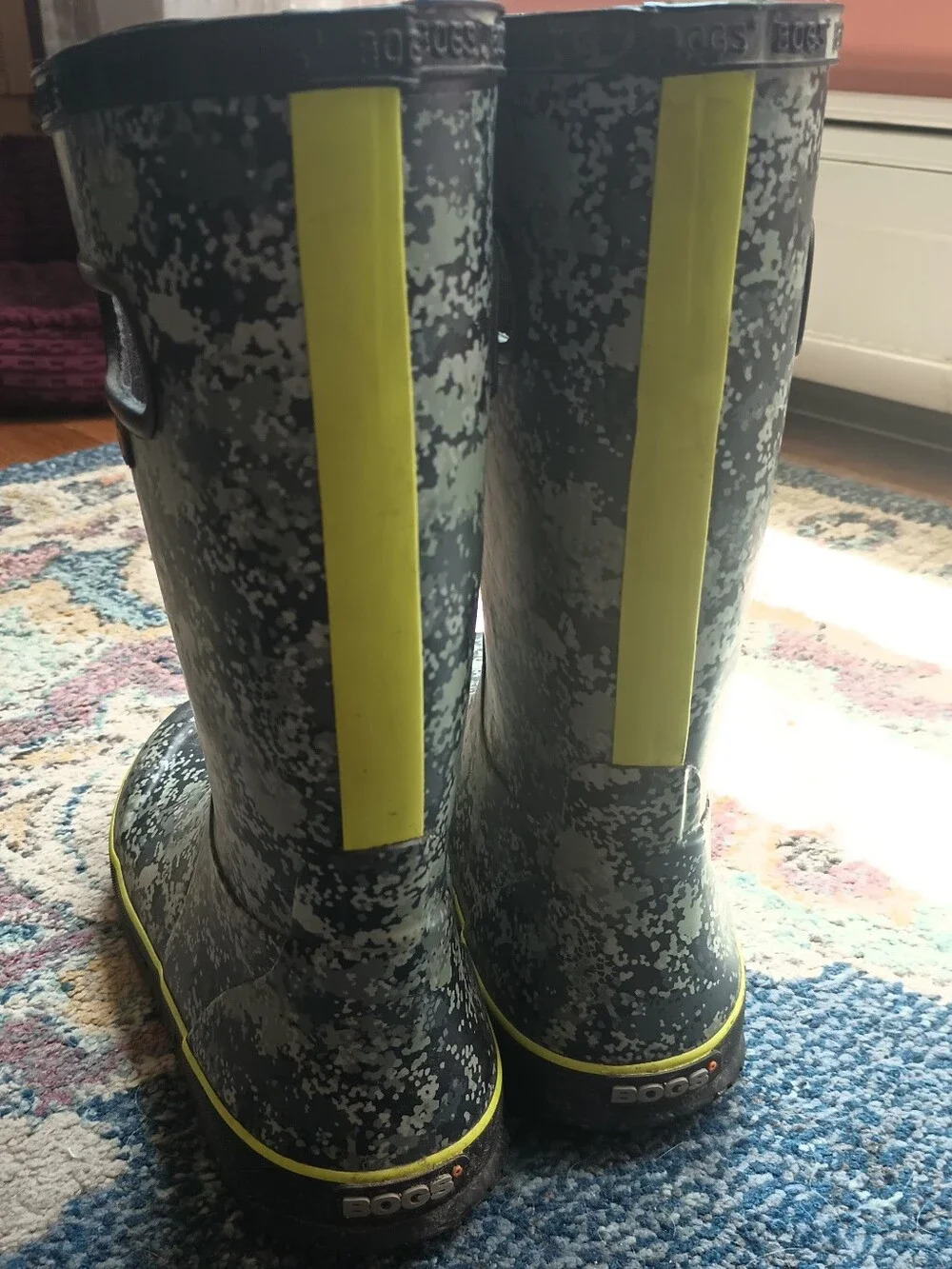 Kids' Bogs Camo Rain Boots